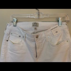 J Crew Matchstick White Jean 28x30